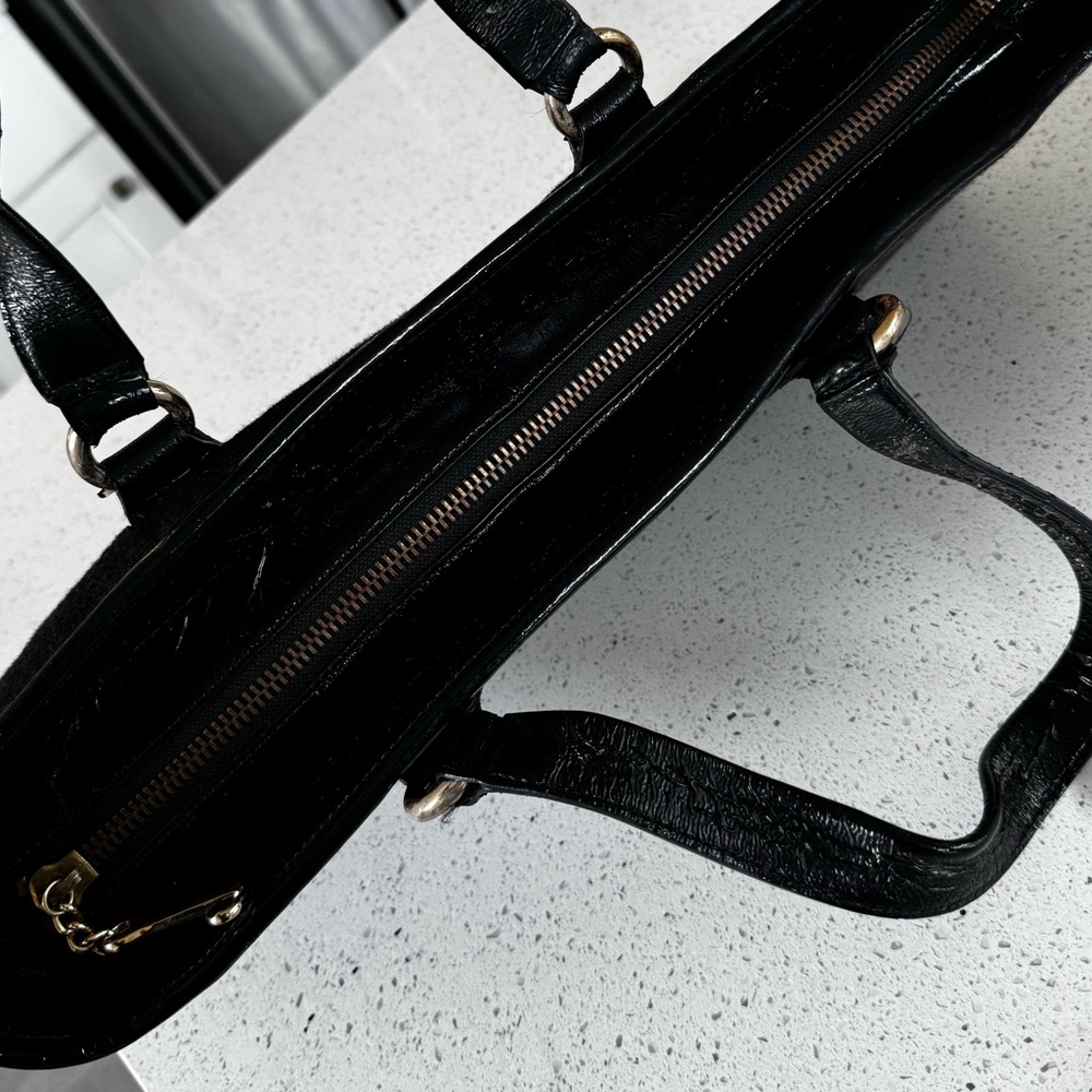 3 HR SALE 🚨 2002 XL Juicy Couture Black Scottie Tote - Picture 4 of 12